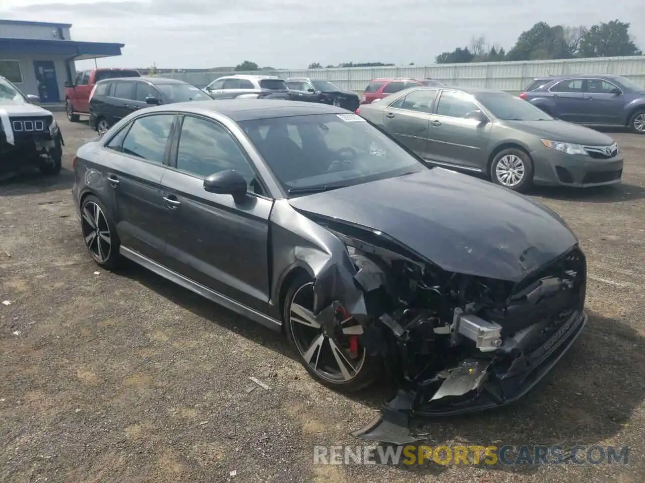 1 Photograph of a damaged car WUABWGFF5KA905328 AUDI RS3 2019