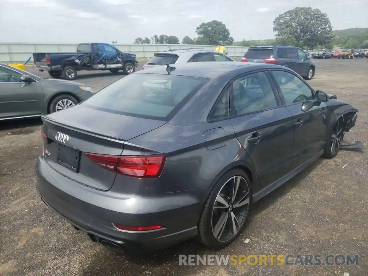 4 Photograph of a damaged car WUABWGFF5KA905328 AUDI RS3 2019