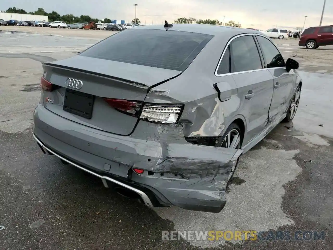 4 Photograph of a damaged car WUABWGFF6KA907623 AUDI RS3 2019