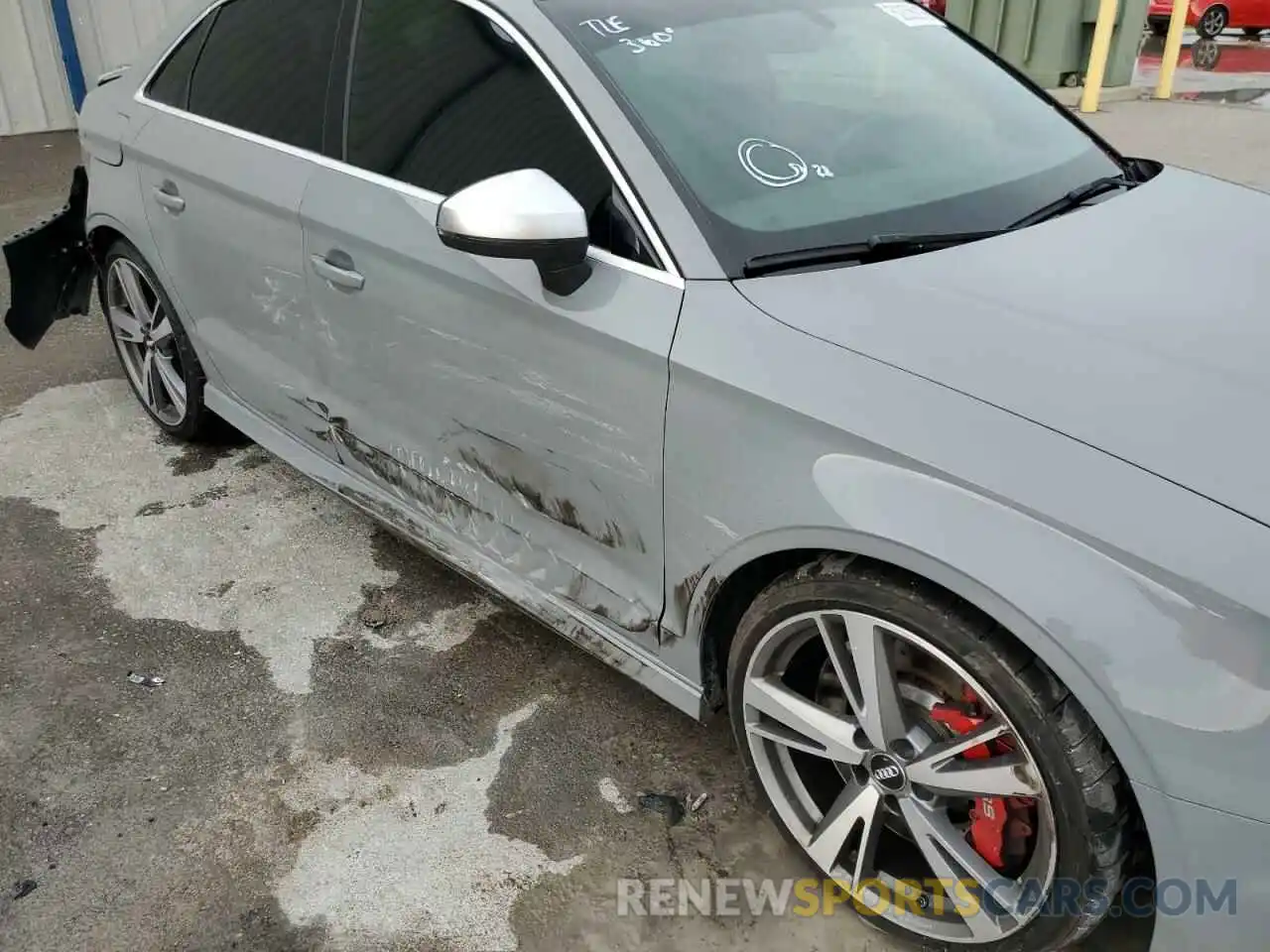 9 Photograph of a damaged car WUABWGFF6KA907623 AUDI RS3 2019