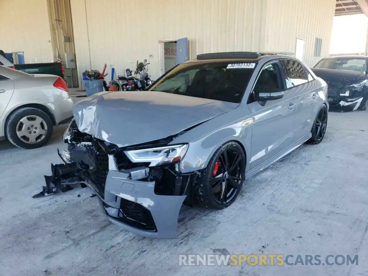 2 Photograph of a damaged car WUABWGFF9LA905916 AUDI RS3 2020