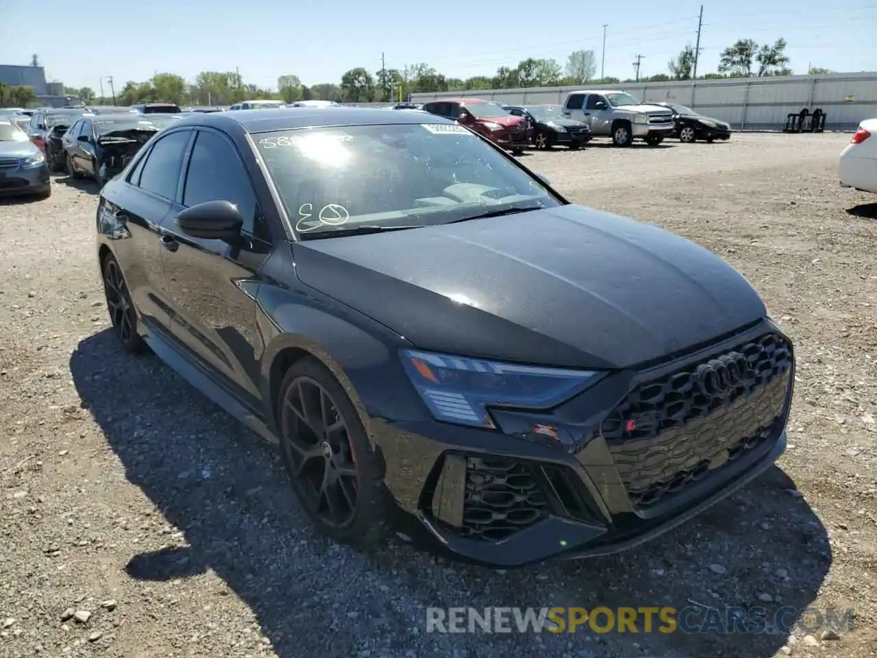 1 Photograph of a damaged car WUAG4DGY8NA906584 AUDI RS3 2022