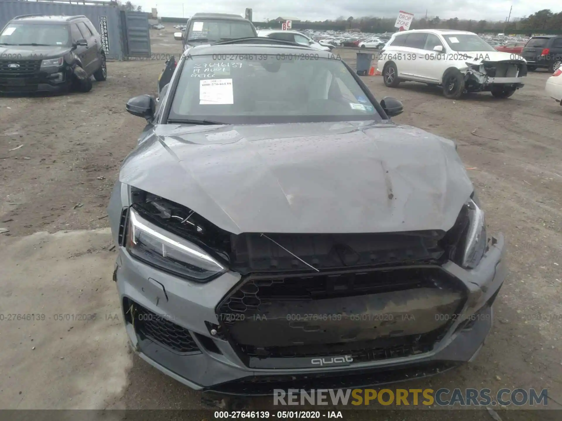 6 Photograph of a damaged car WUABWCF50KA906113 AUDI RS5 2019