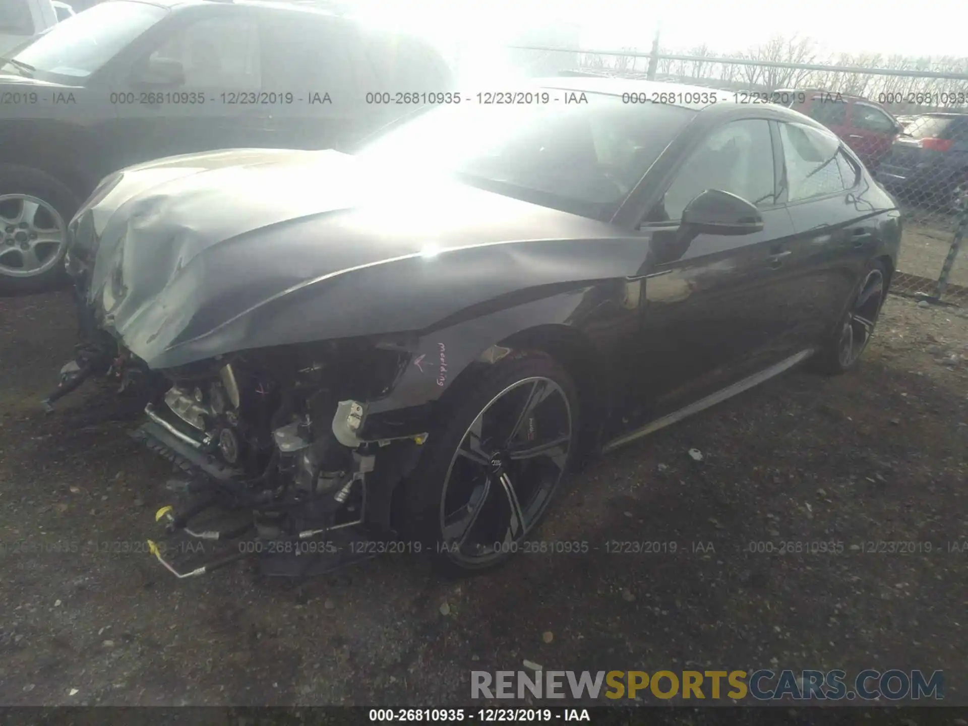 2 Photograph of a damaged car WUABWCF55KA902655 AUDI RS5 2019