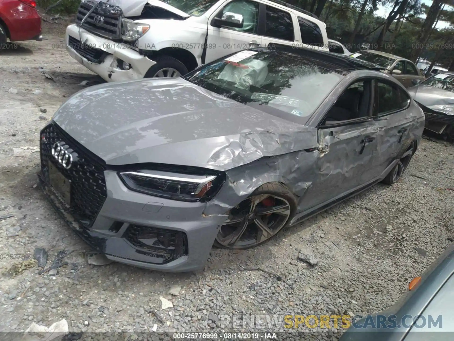 2 Photograph of a damaged car WUABWCF58KA903332 AUDI RS5 2019