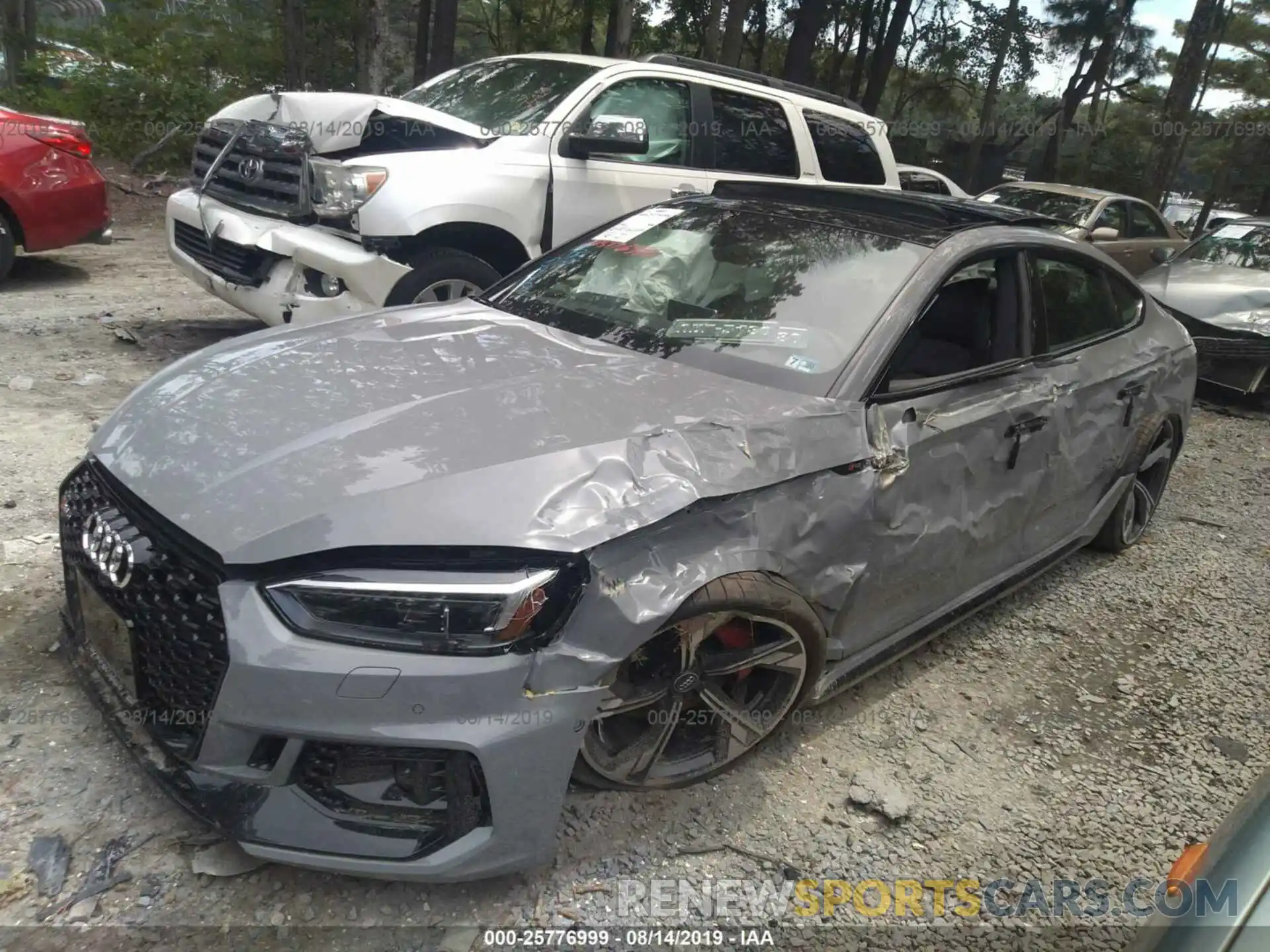 6 Photograph of a damaged car WUABWCF58KA903332 AUDI RS5 2019