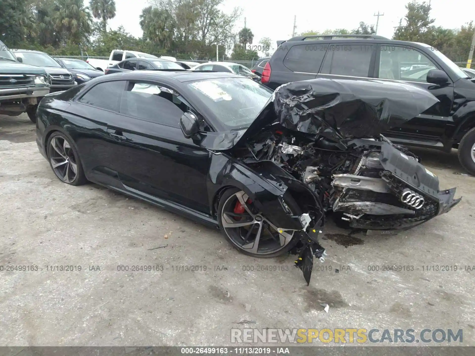 1 Photograph of a damaged car WUAPWAF54KA903452 AUDI RS5 2019