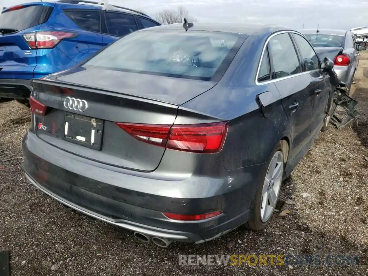 4 Фотография поврежденного автомобиля WAUB1GFF0K1024173 AUDI S3 2019