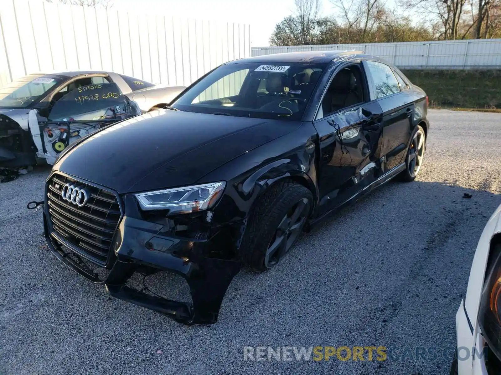 2 Photograph of a damaged car WAUB1GFF1KA076587 AUDI S3 2019