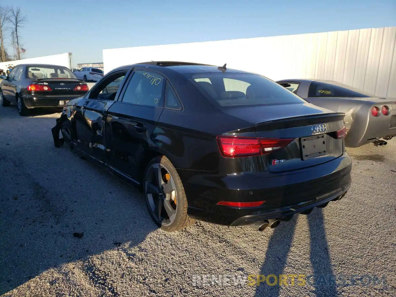 3 Photograph of a damaged car WAUB1GFF1KA076587 AUDI S3 2019