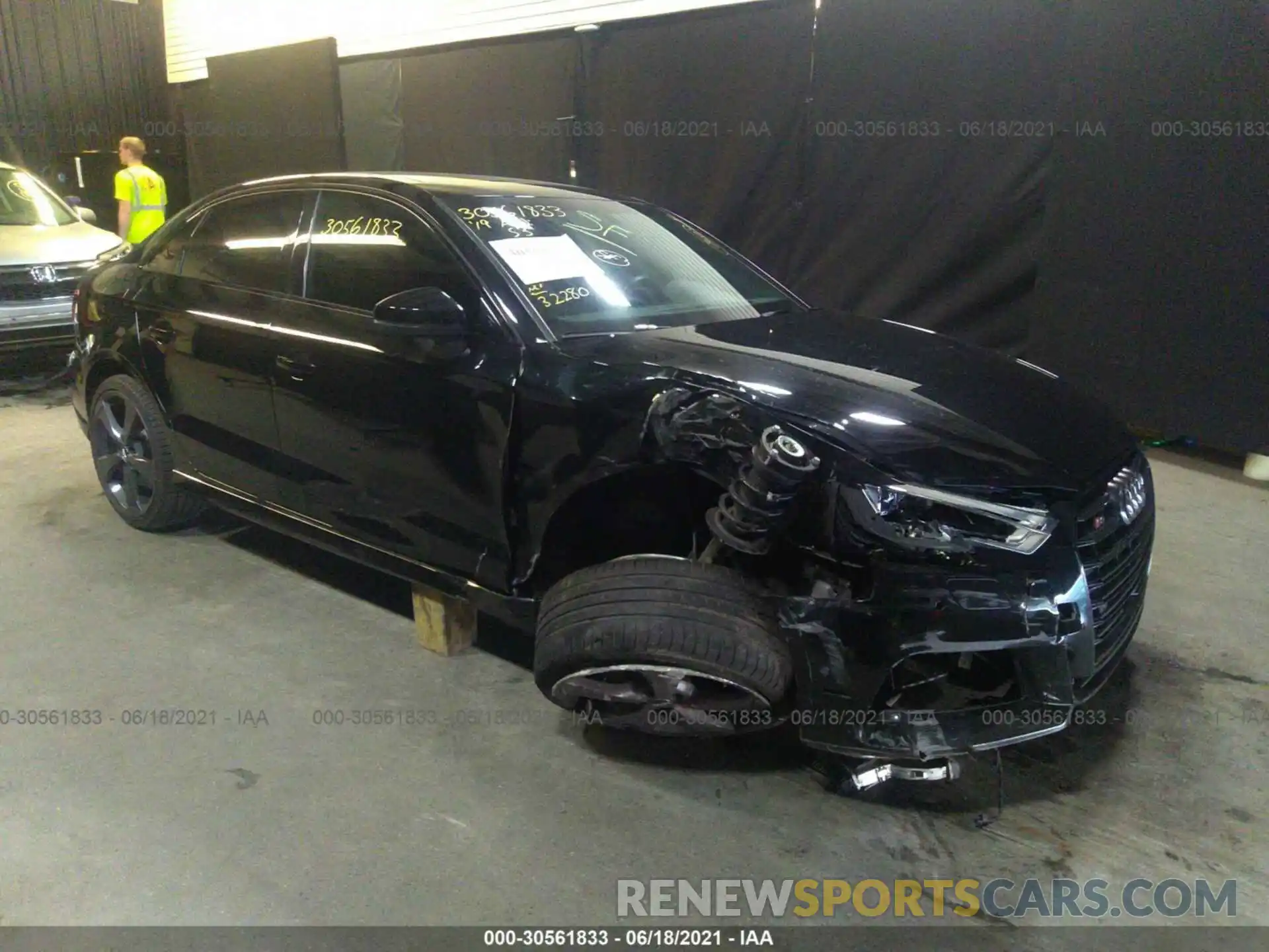 1 Photograph of a damaged car WAUB1GFF3KA123117 AUDI S3 2019