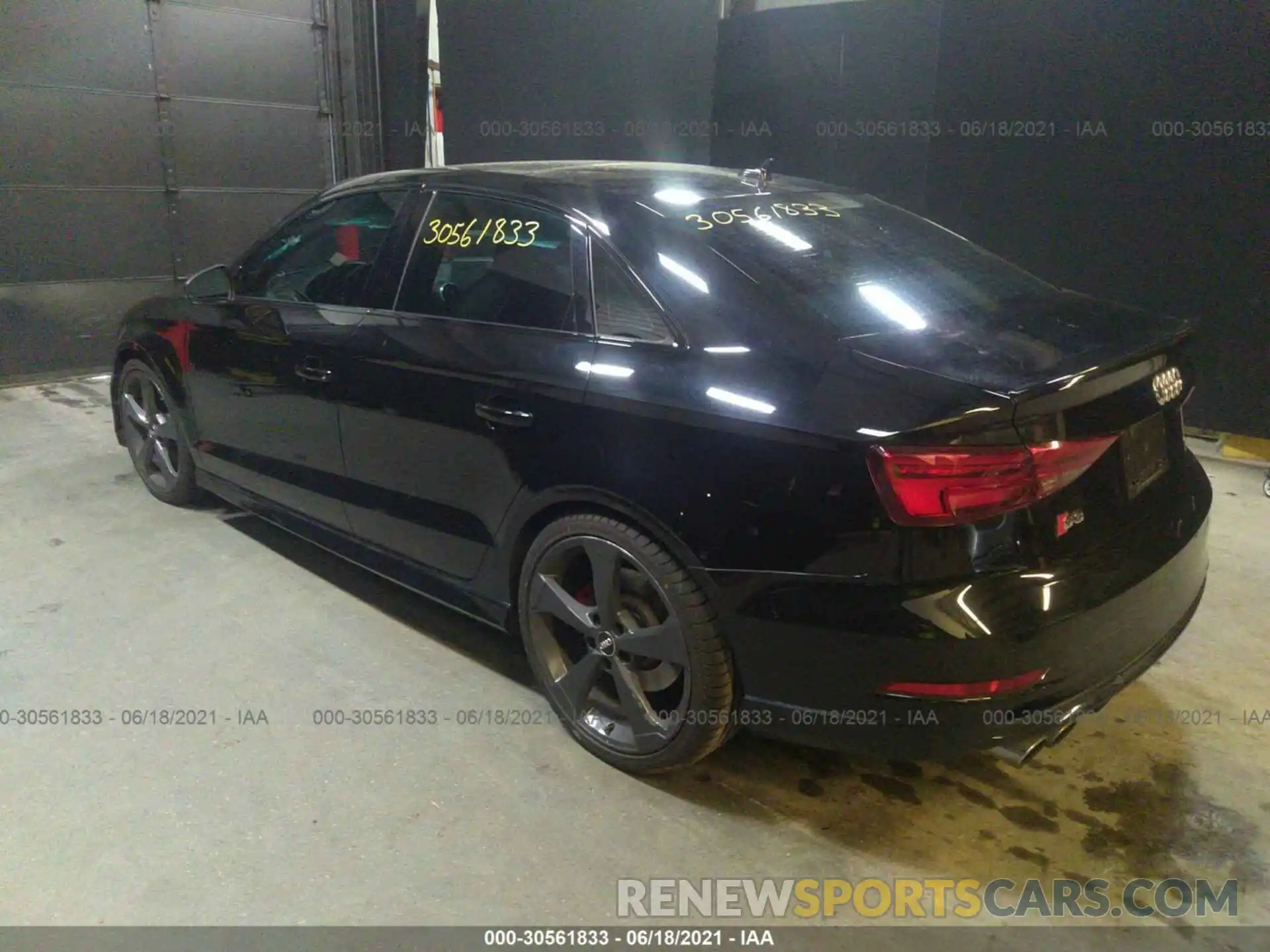 3 Photograph of a damaged car WAUB1GFF3KA123117 AUDI S3 2019