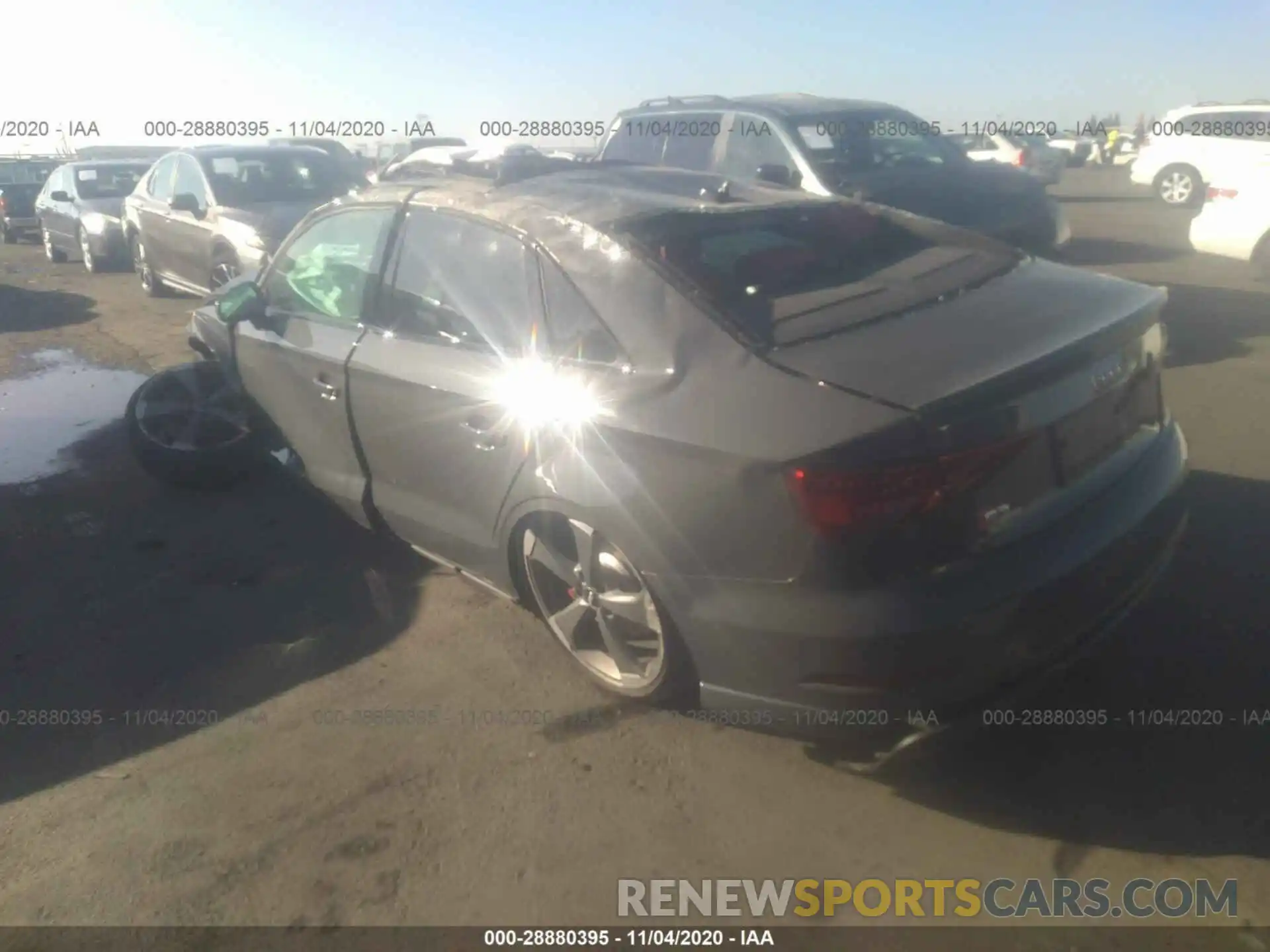 3 Photograph of a damaged car WAUB1GFF5KA103502 AUDI S3 2019