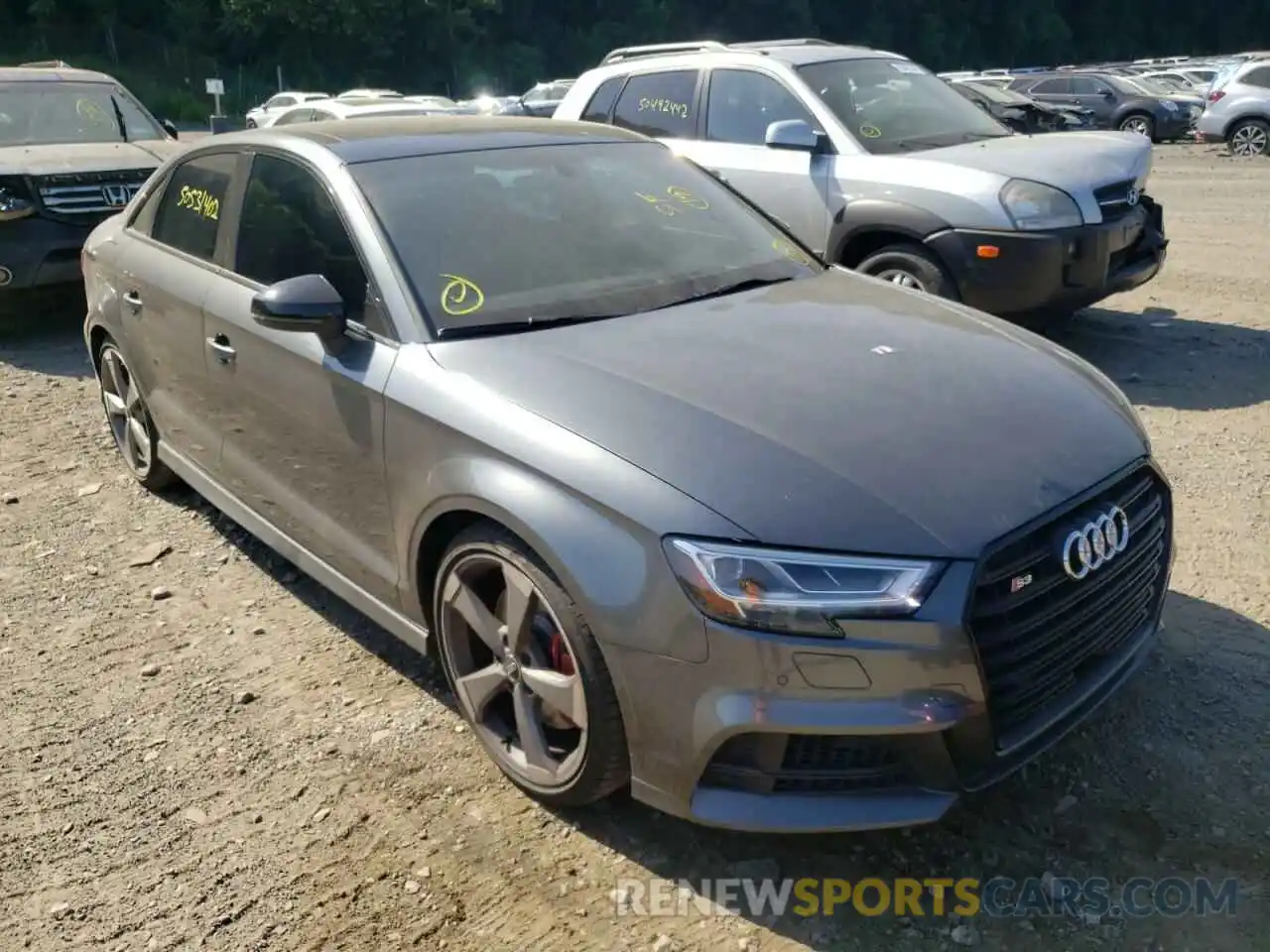 1 Photograph of a damaged car WAUB1GFF6KA069487 AUDI S3 2019