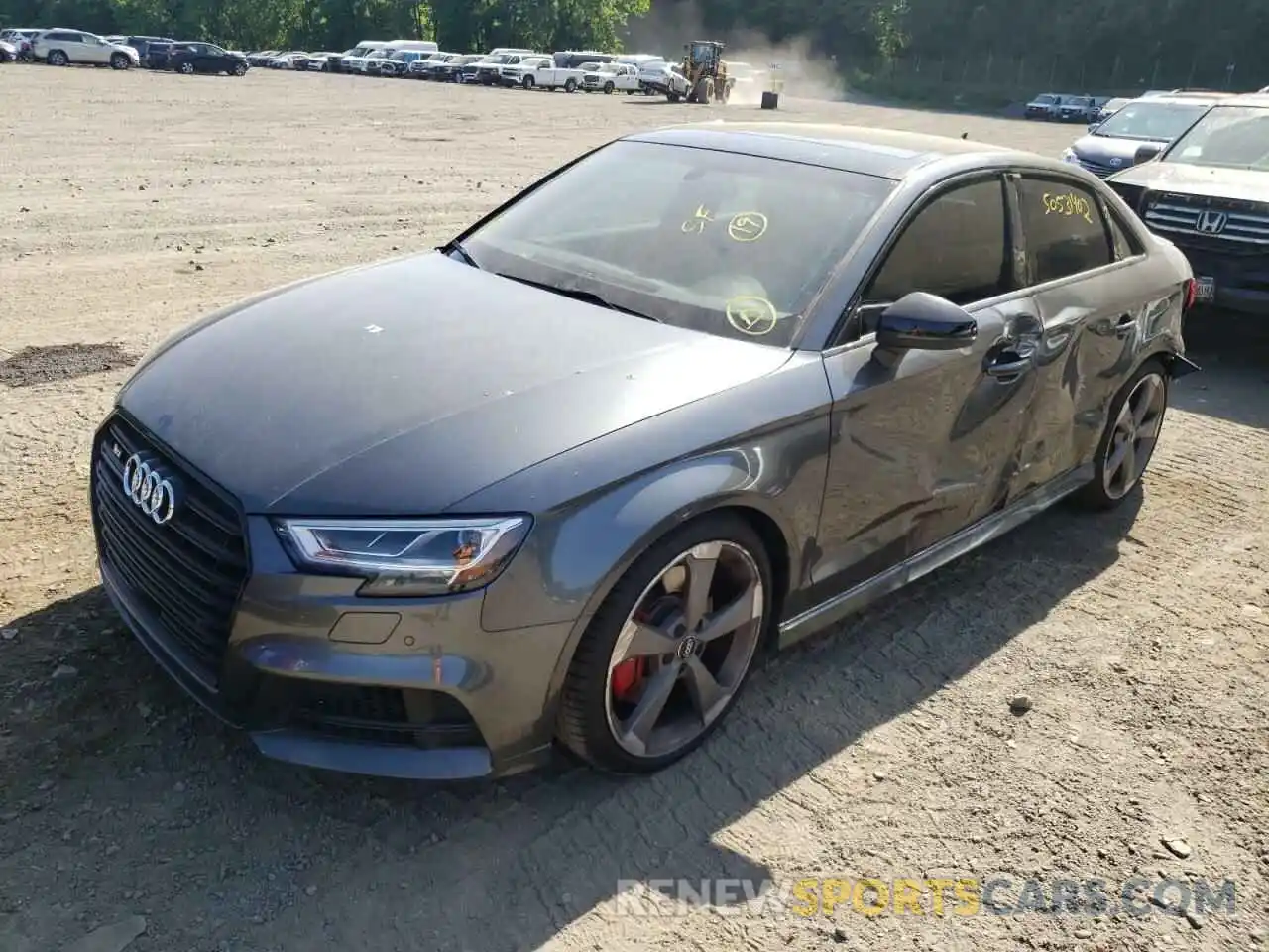 2 Photograph of a damaged car WAUB1GFF6KA069487 AUDI S3 2019