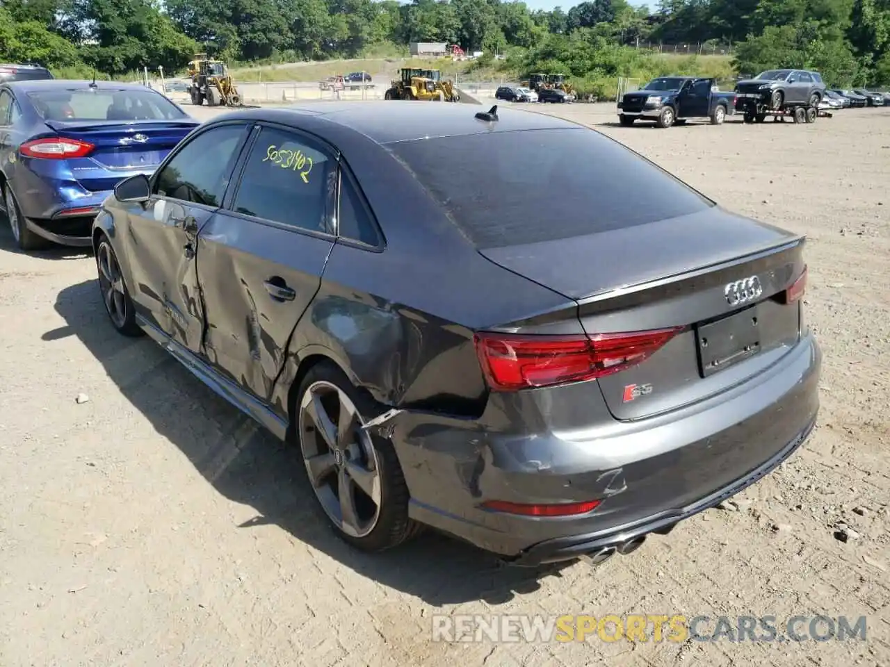 3 Photograph of a damaged car WAUB1GFF6KA069487 AUDI S3 2019