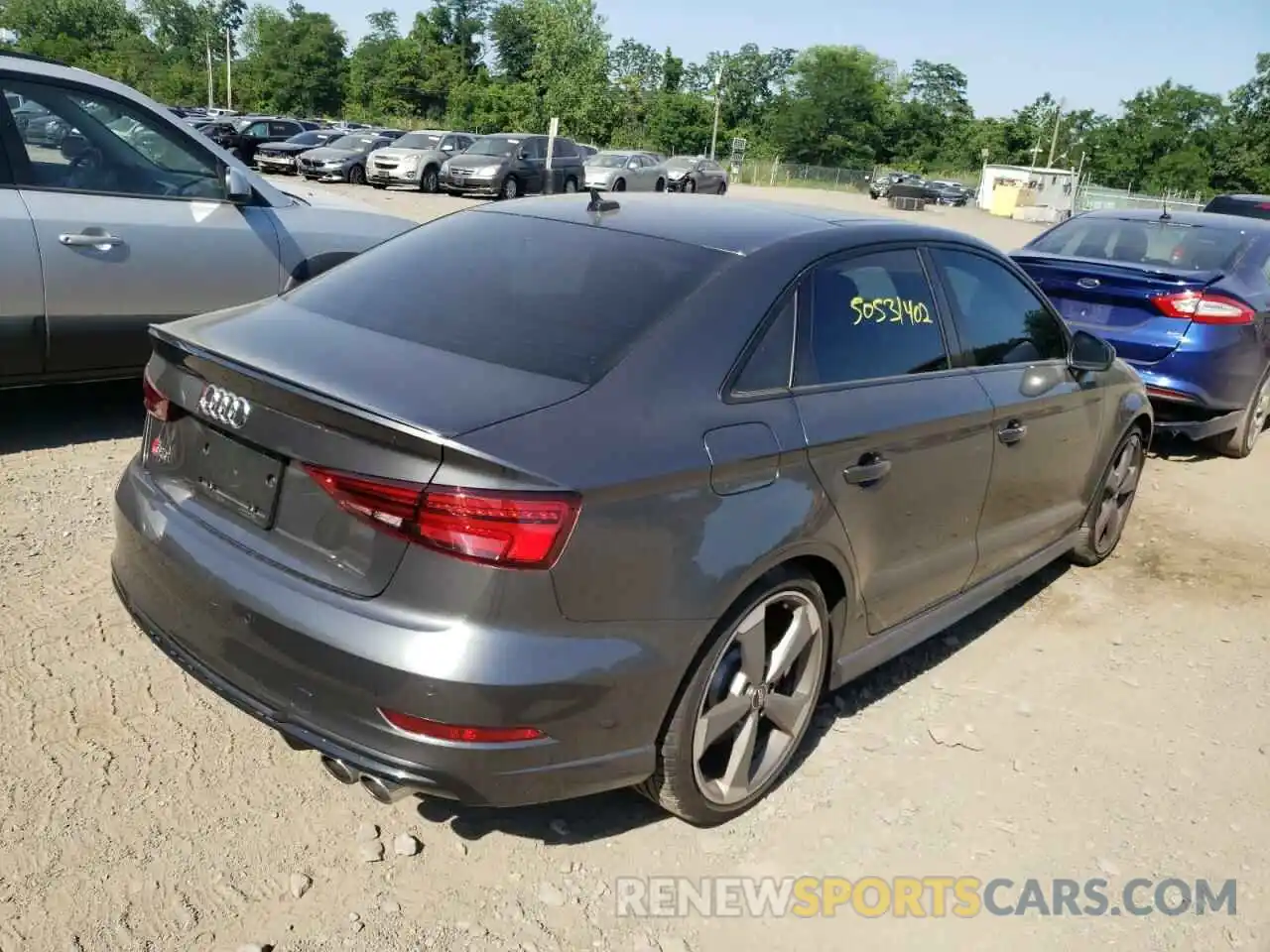 4 Photograph of a damaged car WAUB1GFF6KA069487 AUDI S3 2019