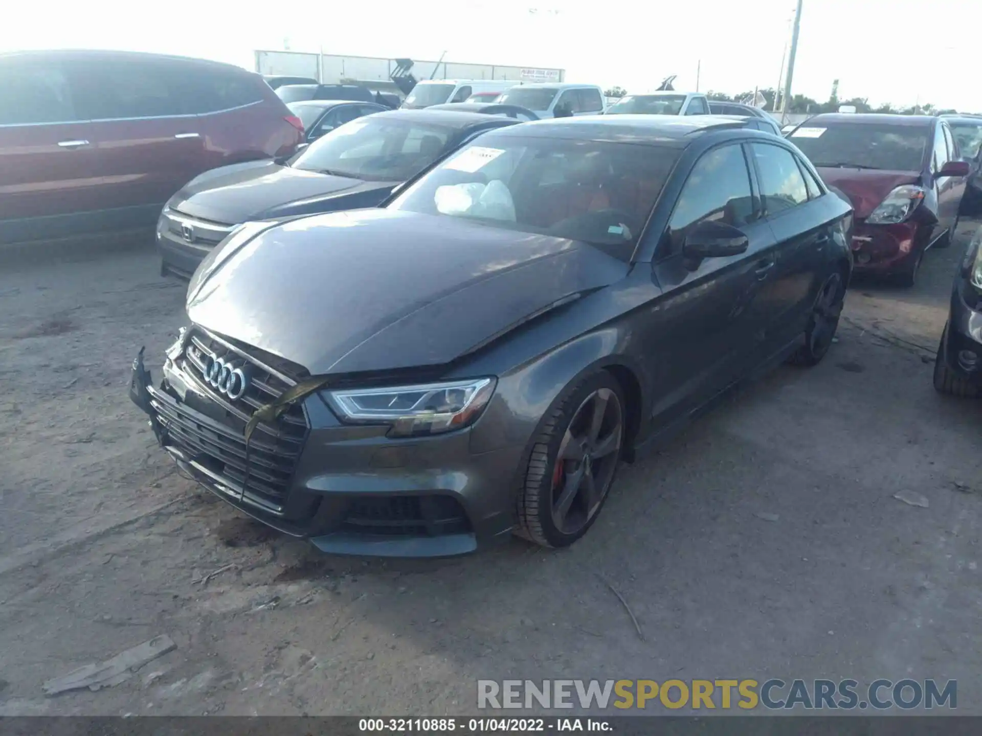 2 Photograph of a damaged car WAUB1GFF6KA080487 AUDI S3 2019