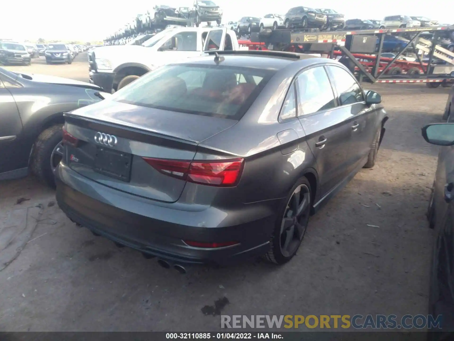 4 Photograph of a damaged car WAUB1GFF6KA080487 AUDI S3 2019