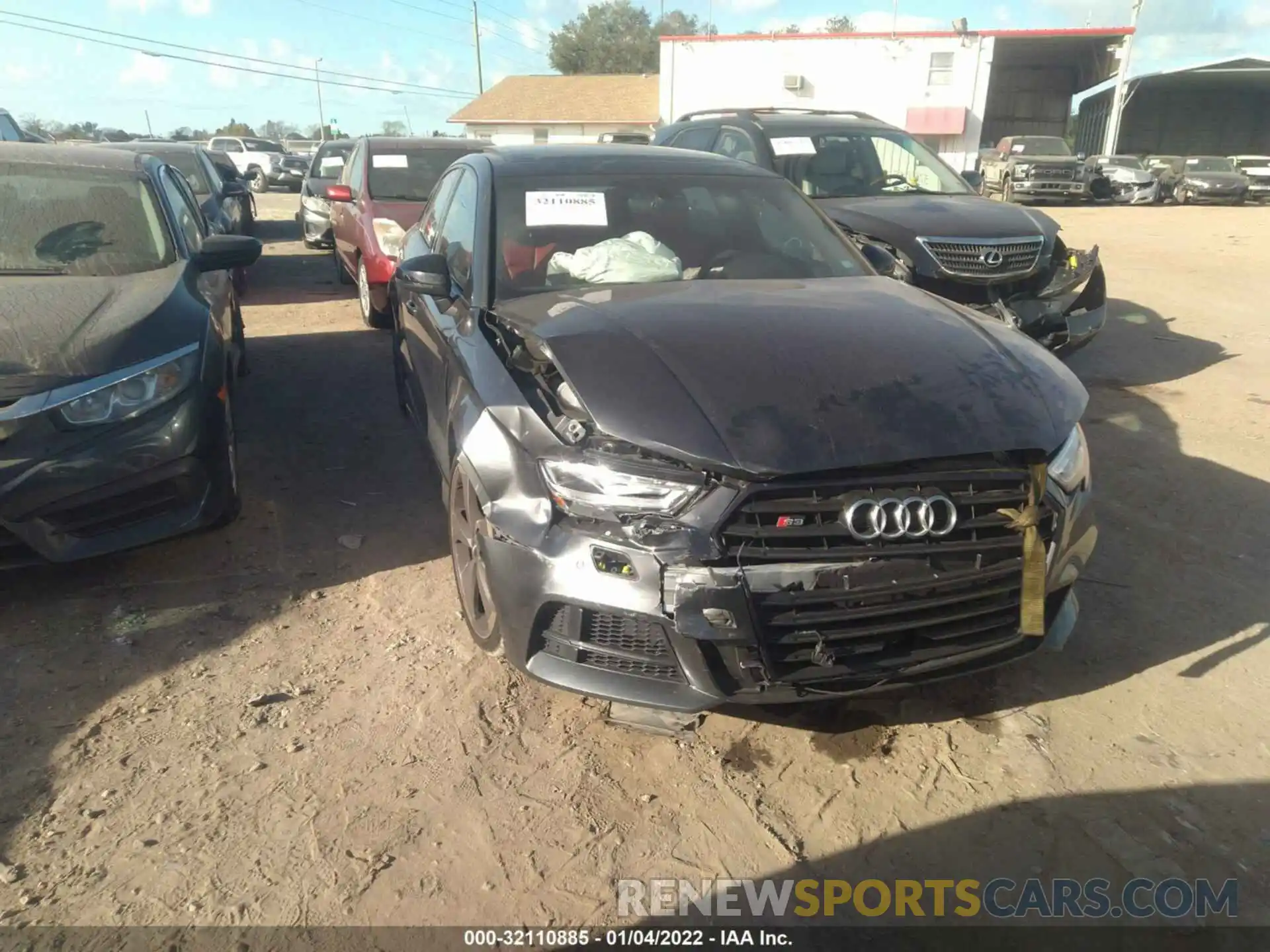 6 Photograph of a damaged car WAUB1GFF6KA080487 AUDI S3 2019