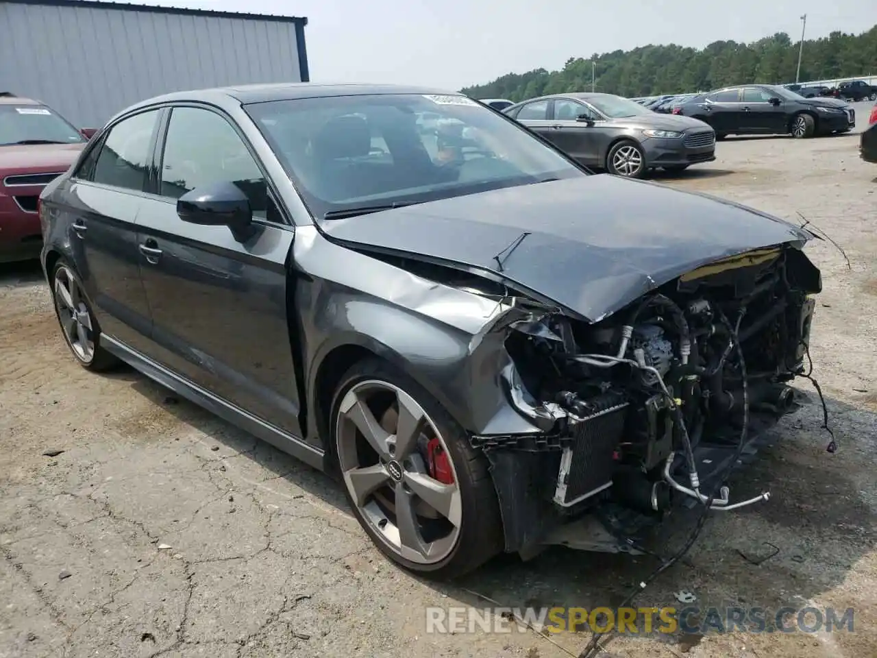 1 Photograph of a damaged car WAUB1GFF8KA076795 AUDI S3 2019