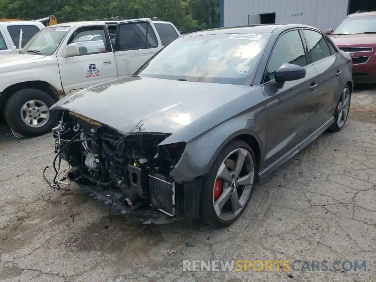 2 Photograph of a damaged car WAUB1GFF8KA076795 AUDI S3 2019