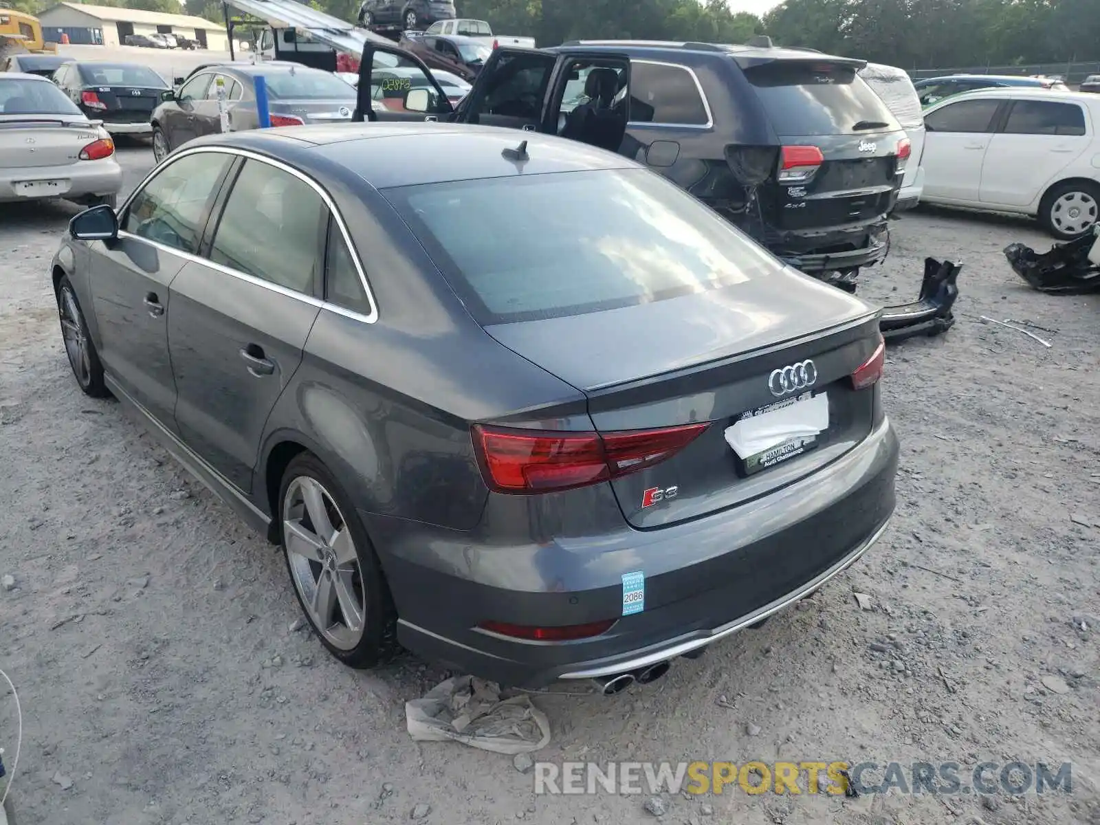 3 Photograph of a damaged car WAUB1GFF8KA106622 AUDI S3 2019