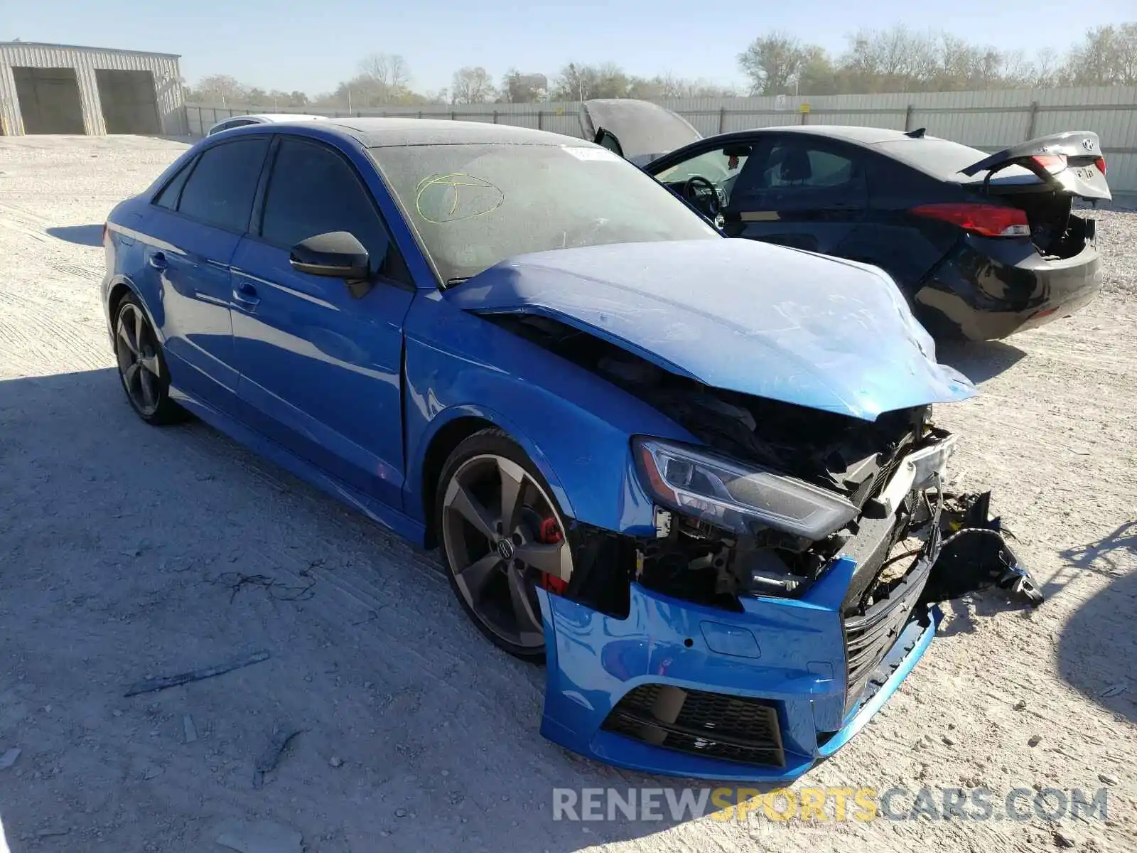 1 Photograph of a damaged car WAUB1GFF9KA118066 AUDI S3 2019