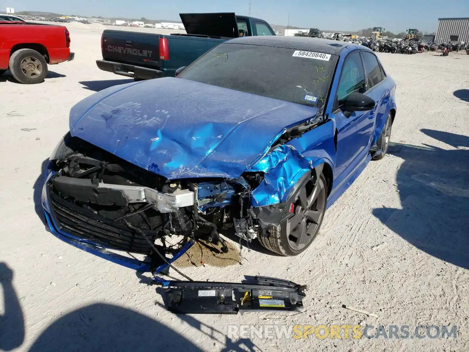 2 Photograph of a damaged car WAUB1GFF9KA118066 AUDI S3 2019