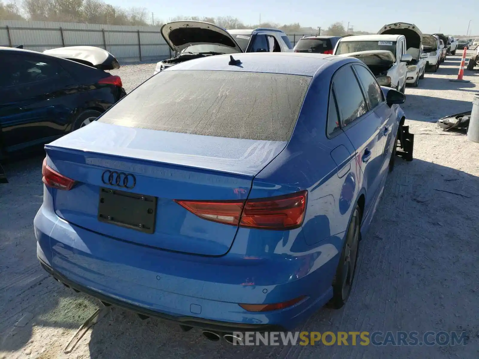 4 Photograph of a damaged car WAUB1GFF9KA118066 AUDI S3 2019