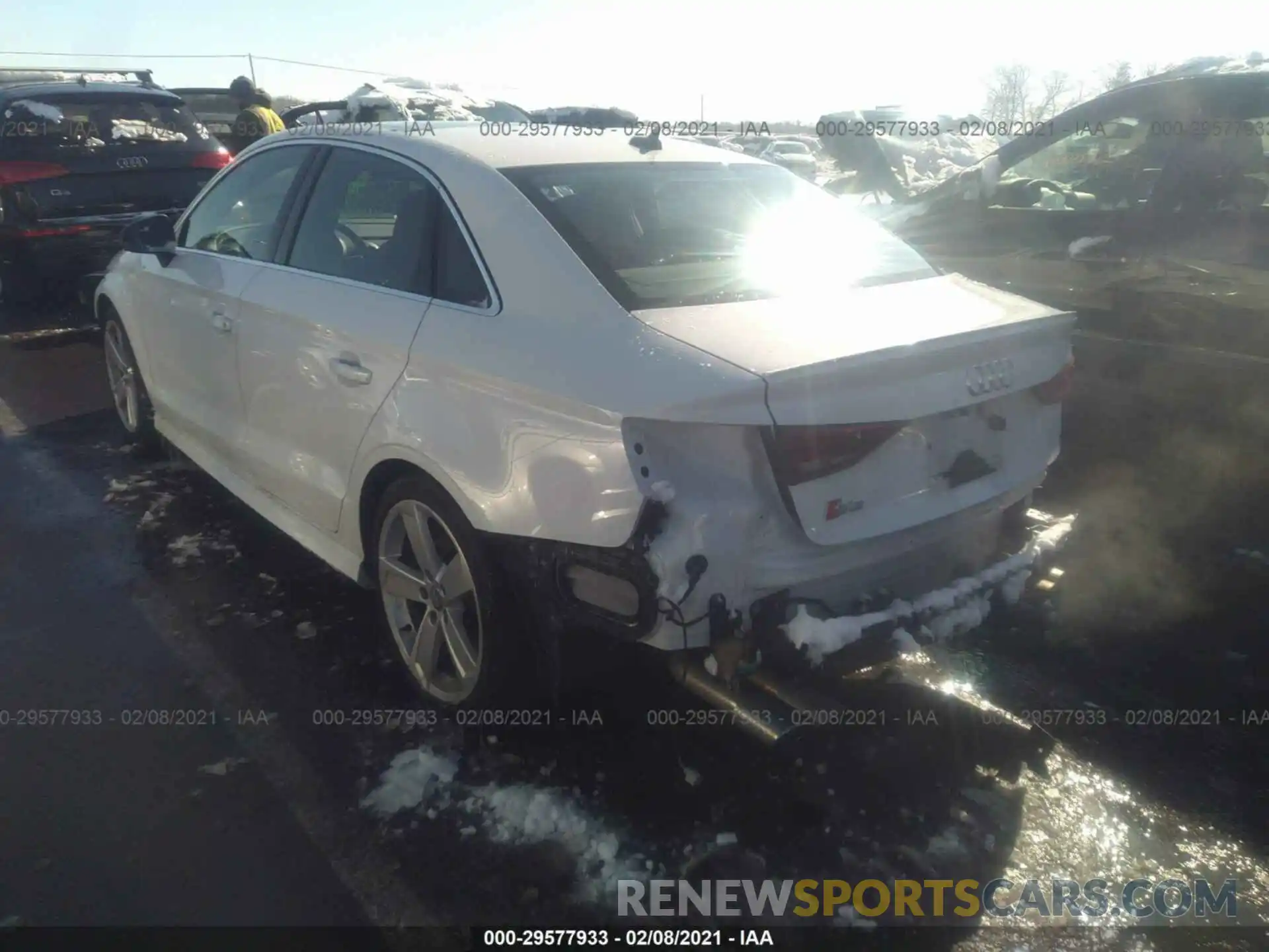 3 Photograph of a damaged car WAUB1GFFXK1017960 AUDI S3 2019