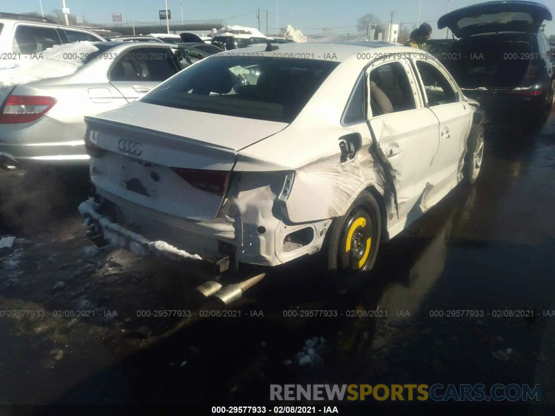 4 Photograph of a damaged car WAUB1GFFXK1017960 AUDI S3 2019