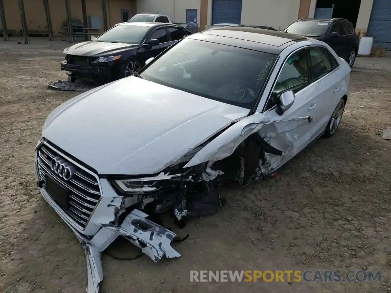 2 Photograph of a damaged car WAUB1GFFXKA086325 AUDI S3 2019