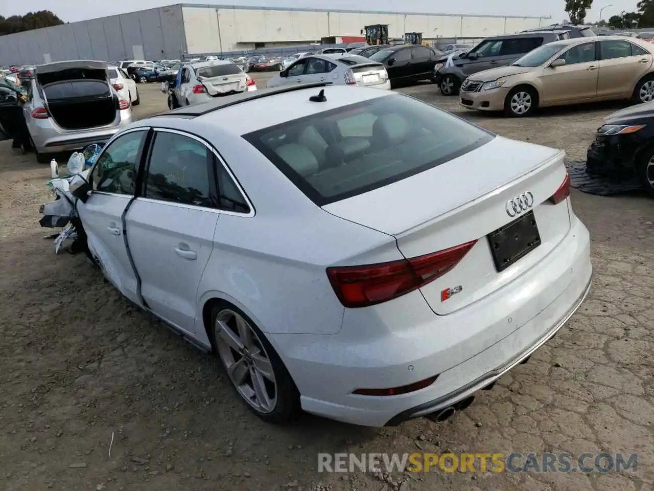 3 Photograph of a damaged car WAUB1GFFXKA086325 AUDI S3 2019