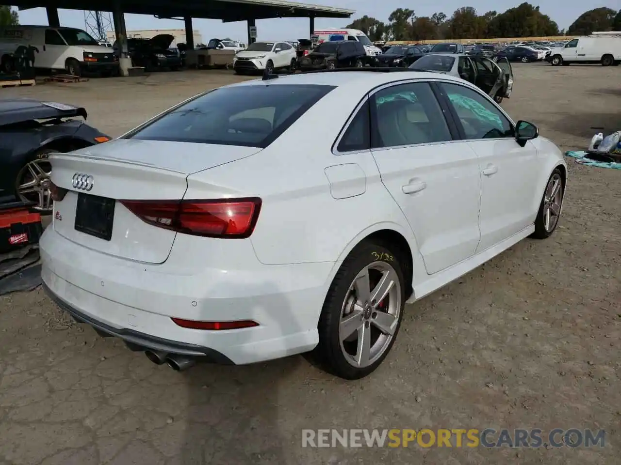 4 Photograph of a damaged car WAUB1GFFXKA086325 AUDI S3 2019