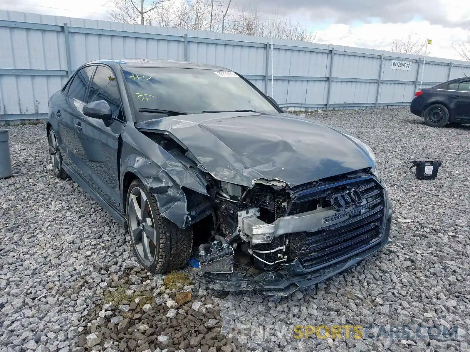 1 Photograph of a damaged car WAUF1GFF2K1016528 AUDI S3 2019