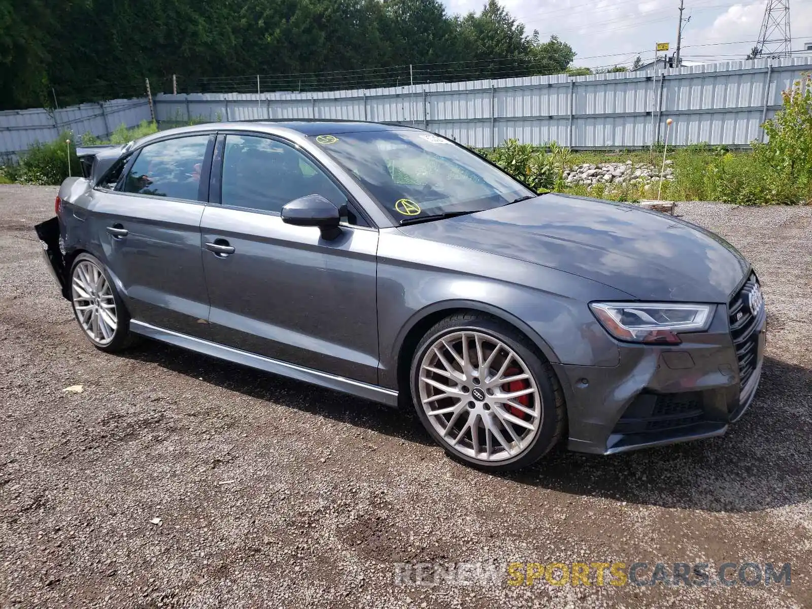 1 Photograph of a damaged car WAUF1GFF4K1020662 AUDI S3 2019