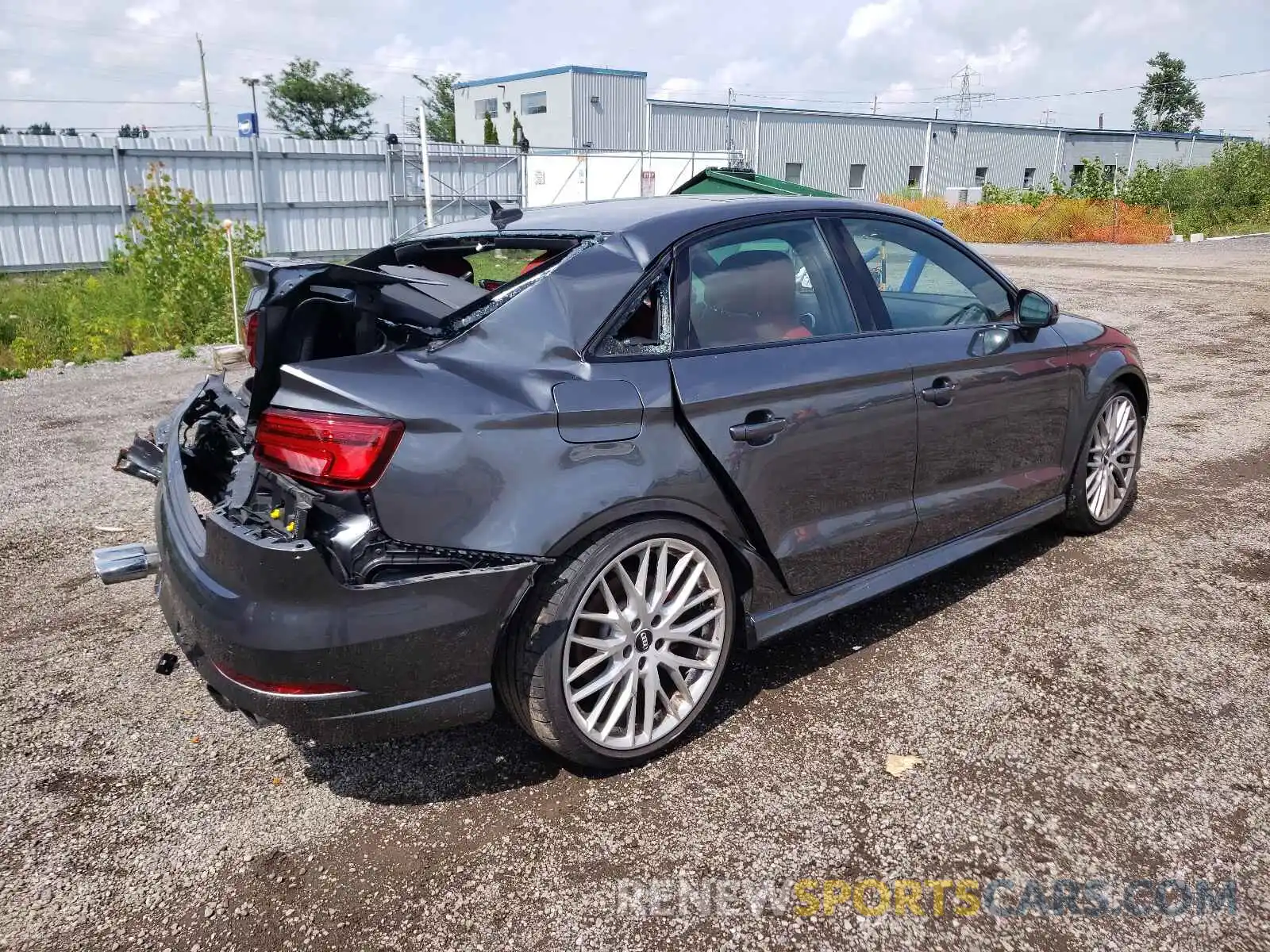 4 Photograph of a damaged car WAUF1GFF4K1020662 AUDI S3 2019