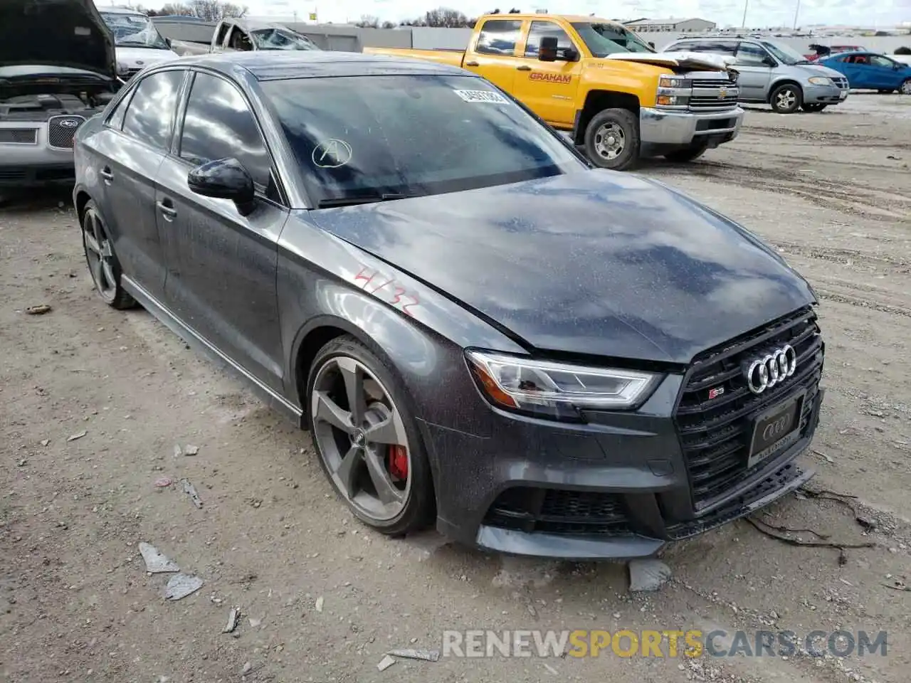 1 Photograph of a damaged car WAUB1GFF1LA058415 AUDI S3 2020