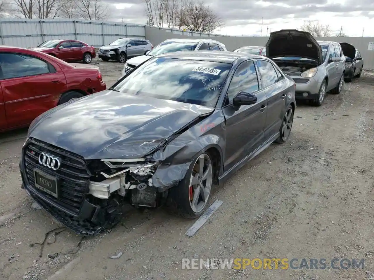 2 Photograph of a damaged car WAUB1GFF1LA058415 AUDI S3 2020