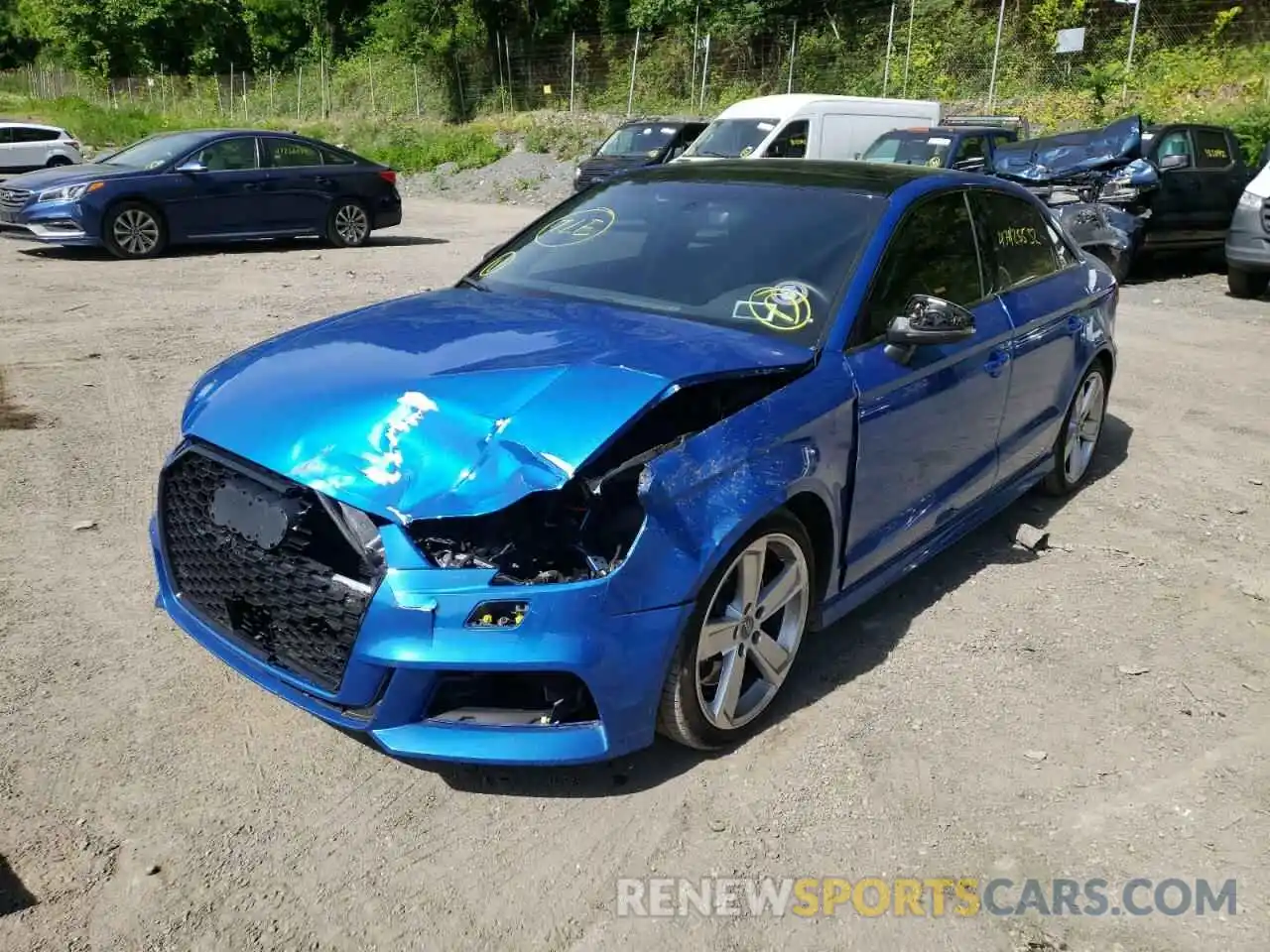 2 Photograph of a damaged car WAUB1GFF2LA035922 AUDI S3 2020