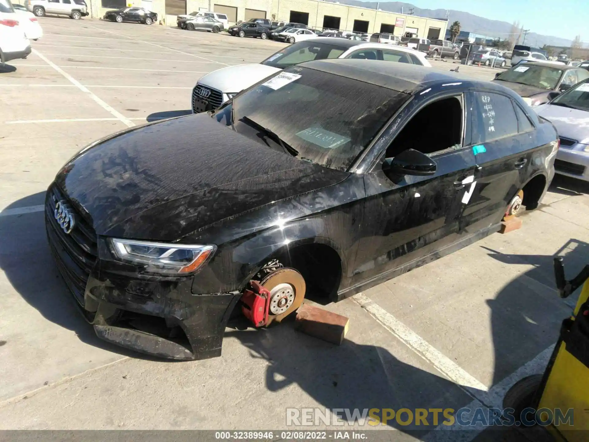 2 Photograph of a damaged car WAUB1GFF5LA059244 AUDI S3 2020