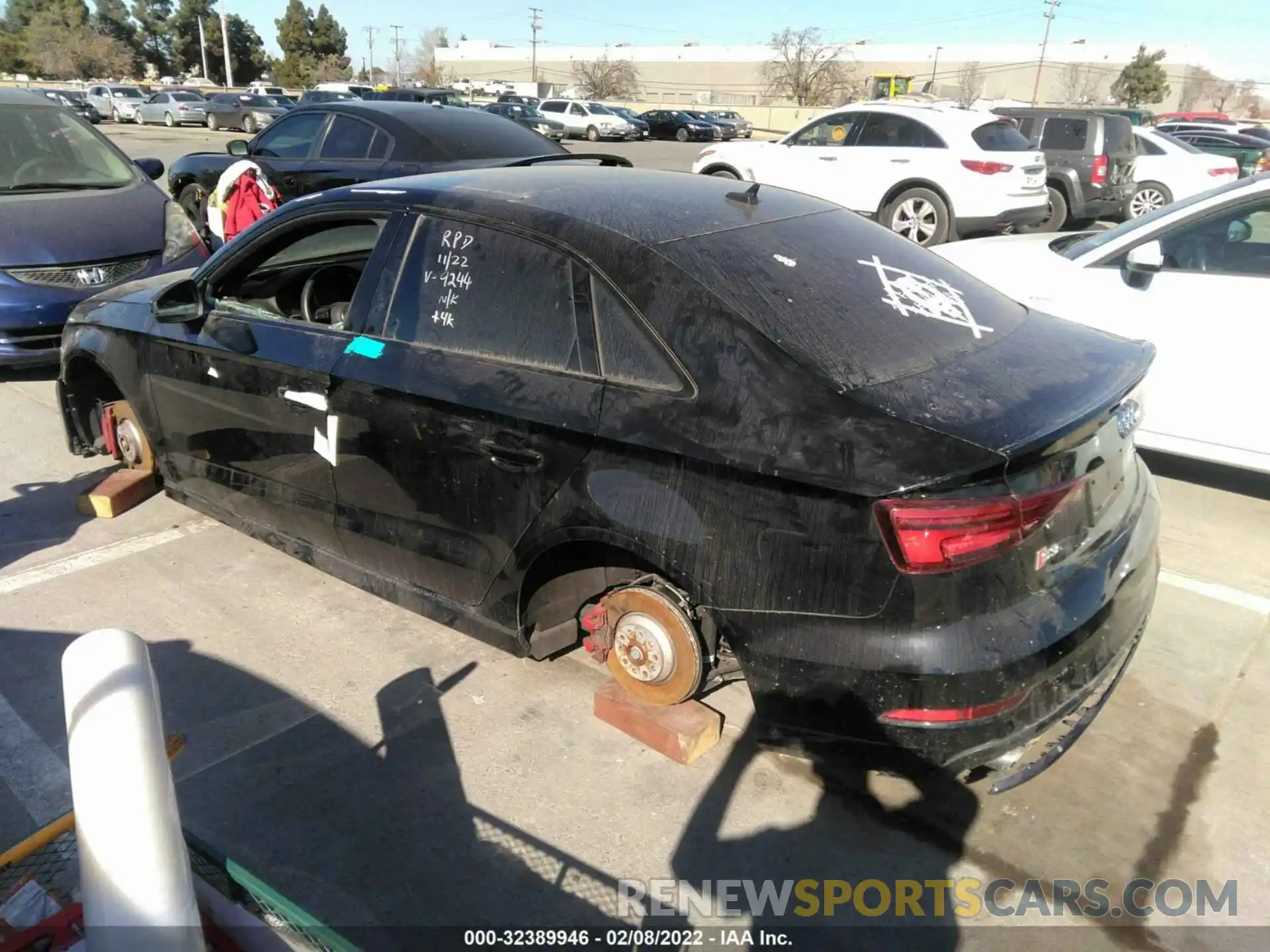 3 Photograph of a damaged car WAUB1GFF5LA059244 AUDI S3 2020