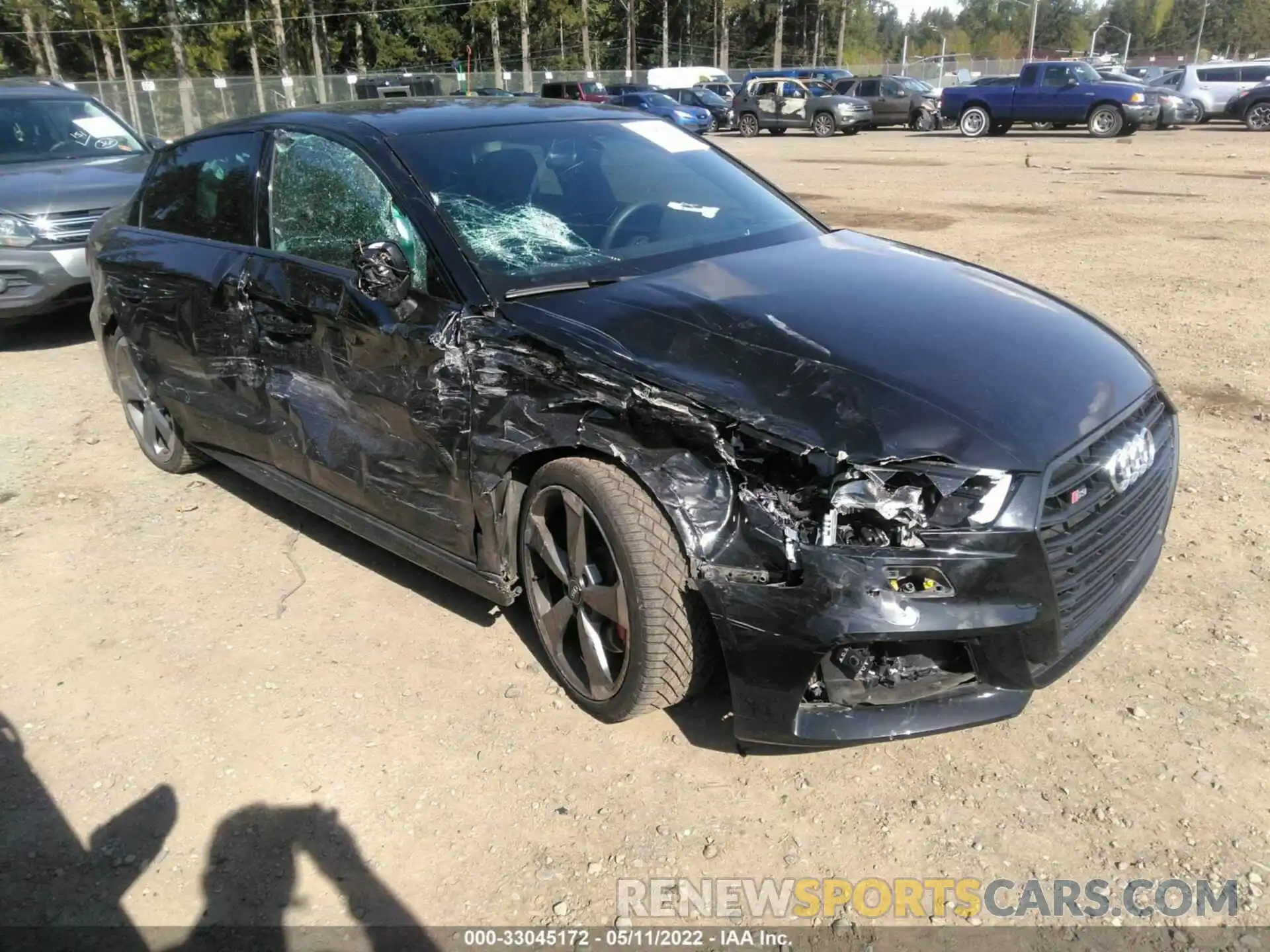 1 Photograph of a damaged car WAUB1GFF8LA100658 AUDI S3 2020