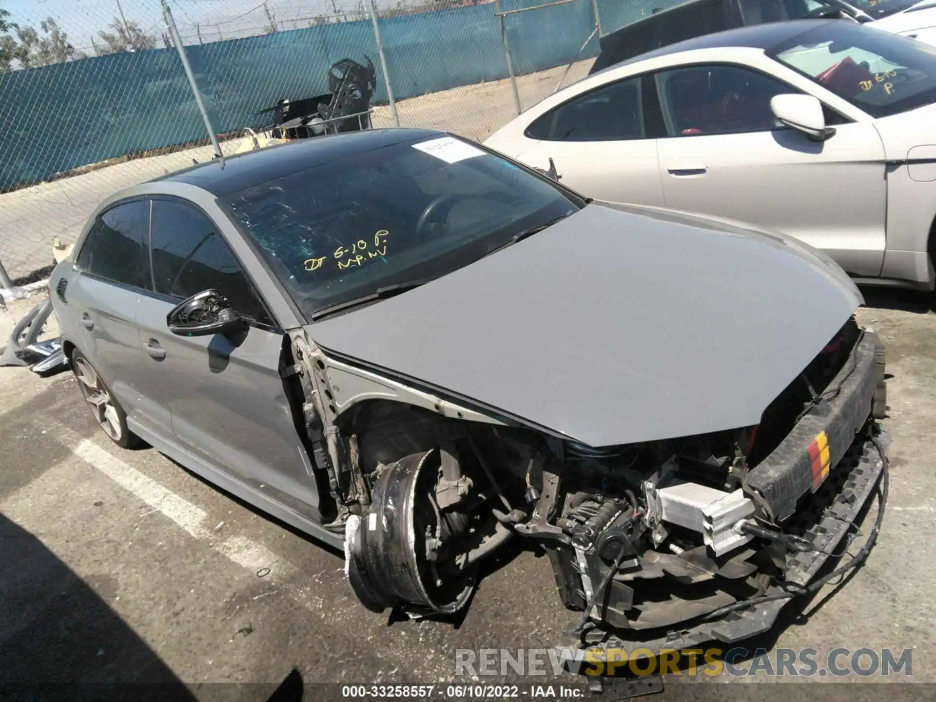 1 Photograph of a damaged car WAUB1GFFXLA040849 AUDI S3 2020