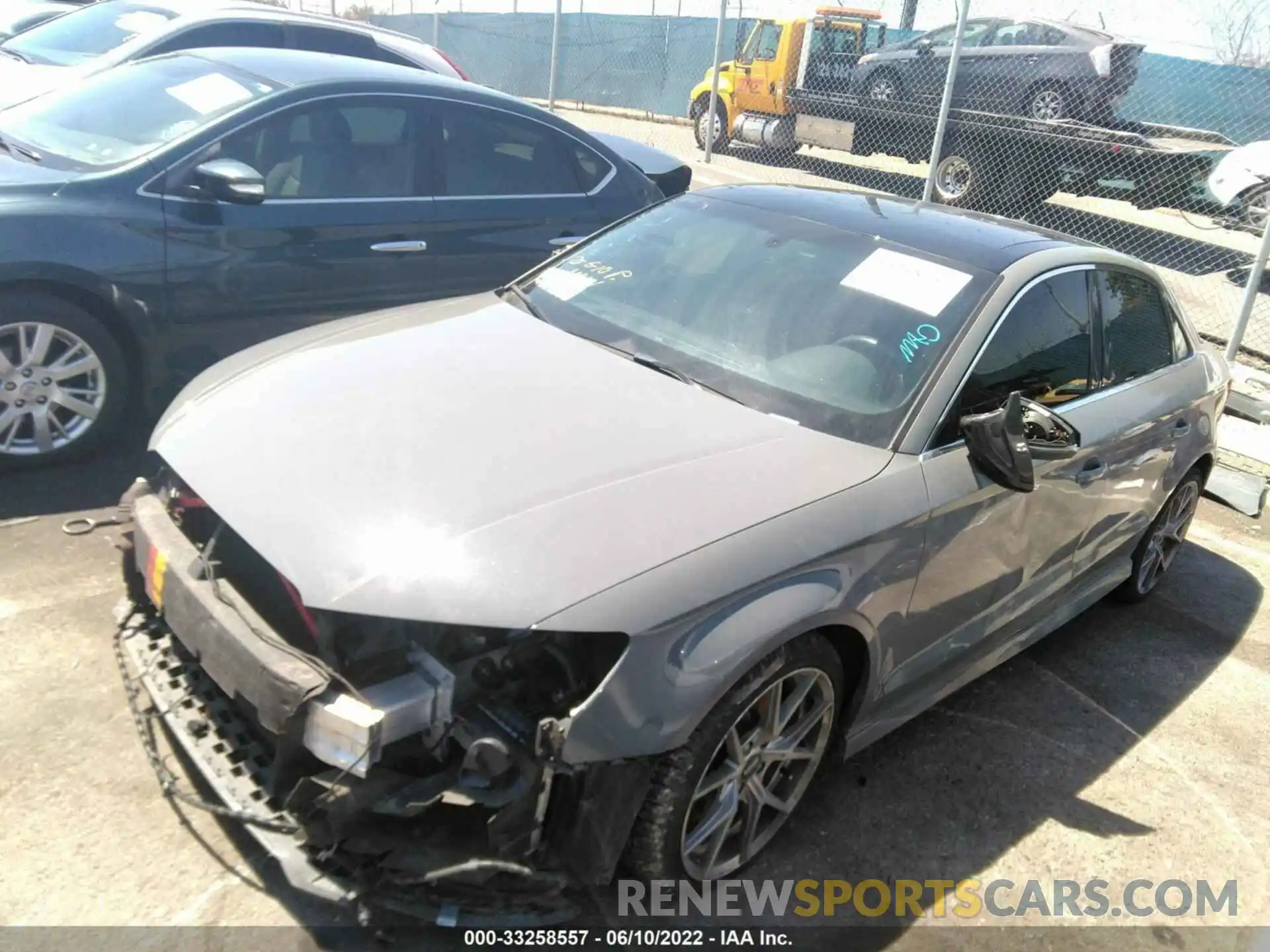 2 Photograph of a damaged car WAUB1GFFXLA040849 AUDI S3 2020