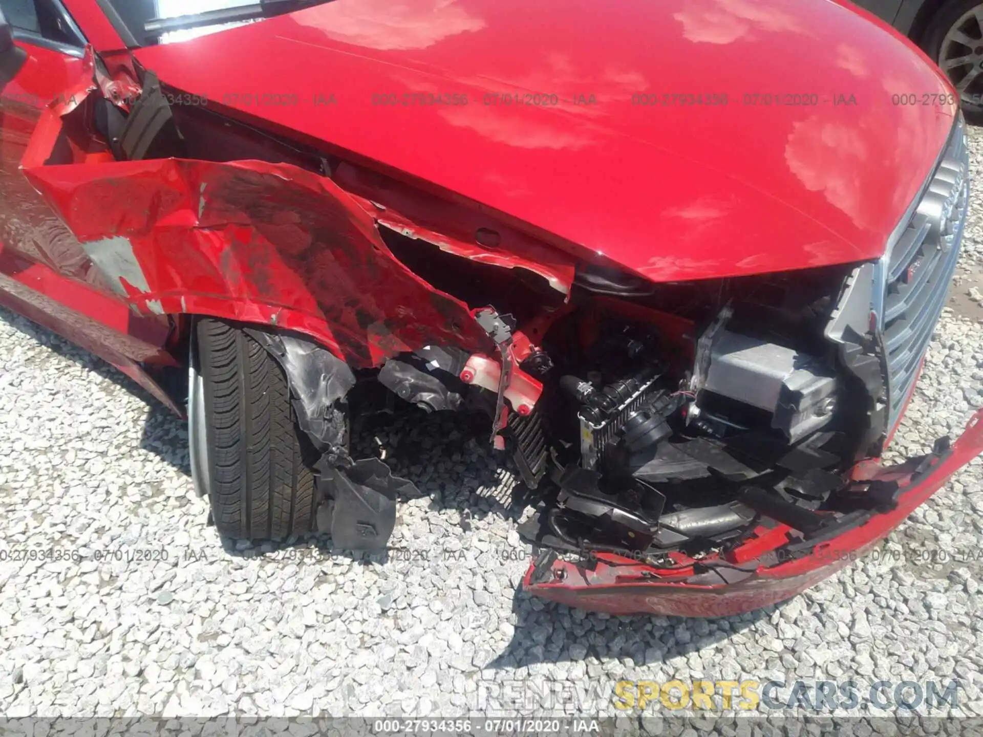 6 Photograph of a damaged car WAUE1GFF1LA014931 AUDI S3 2020