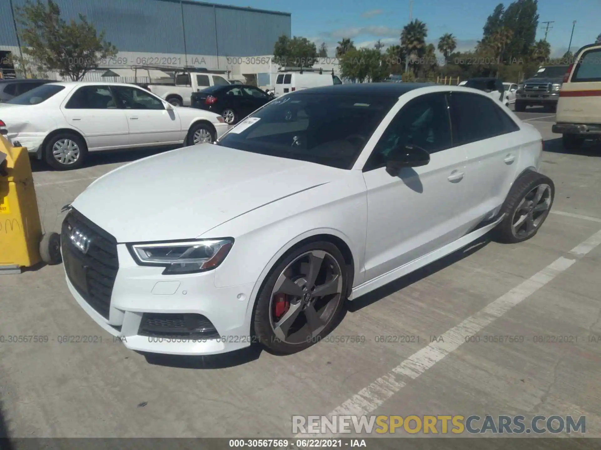 2 Photograph of a damaged car WAUE1GFF1LA078497 AUDI S3 2020