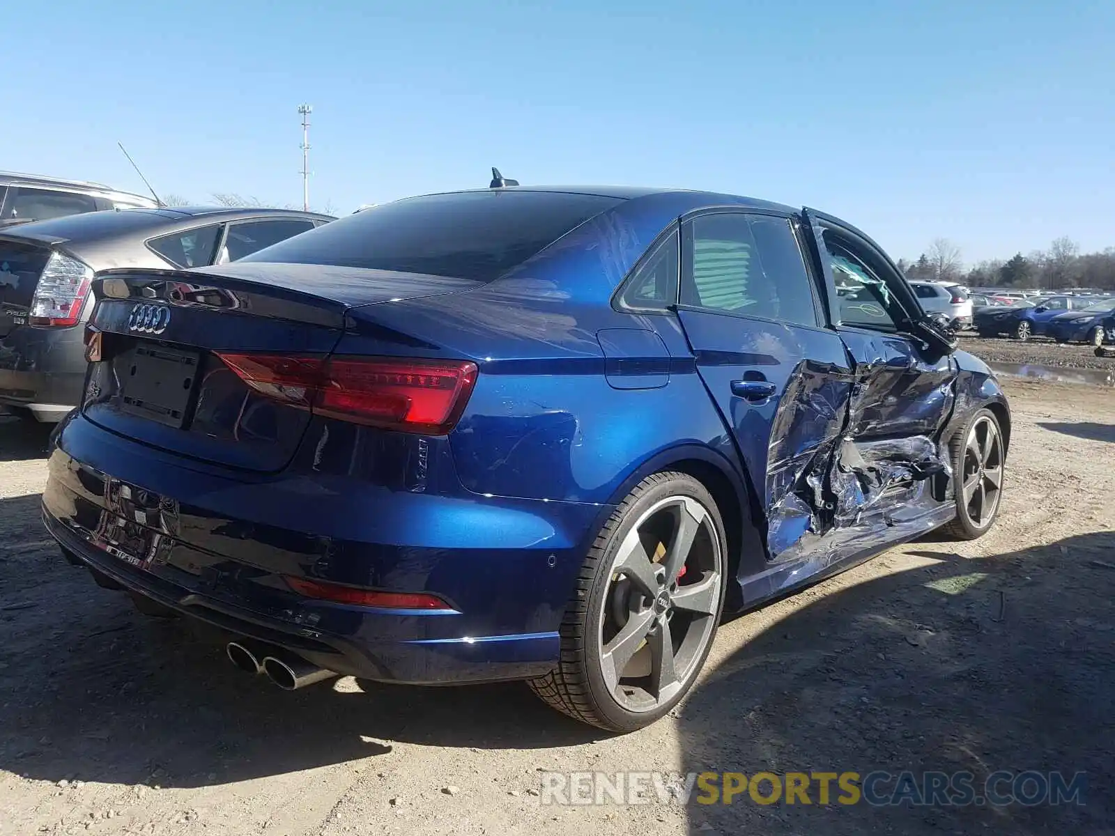 4 Photograph of a damaged car WAUE1GFF3LA096676 AUDI S3 2020