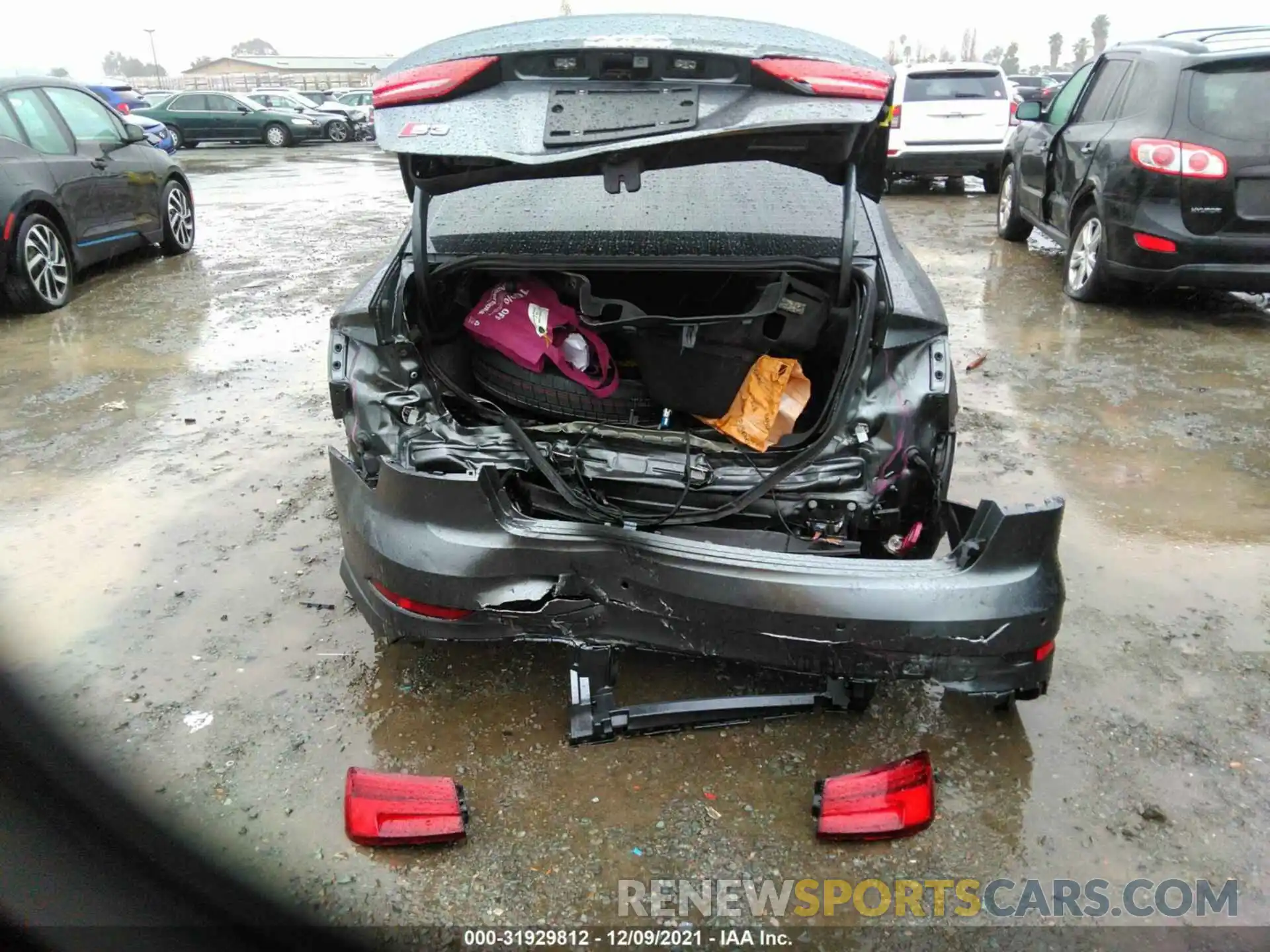 6 Photograph of a damaged car WAUE1GFF4LA015037 AUDI S3 2020